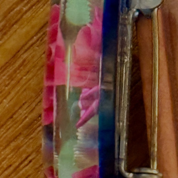 1950s Mid Century Reverse Carved Lucite Flower Jewelry - Picture 3 of 6